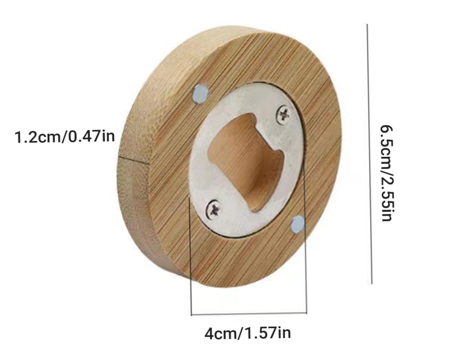 Décapsuleur magnétique rond
