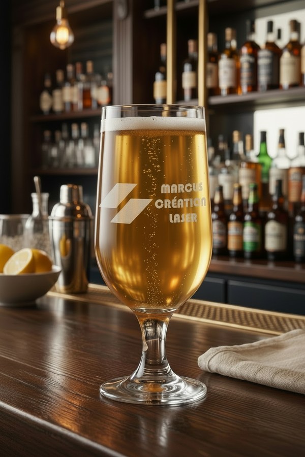 Verre de bière 14oz (sur pied)