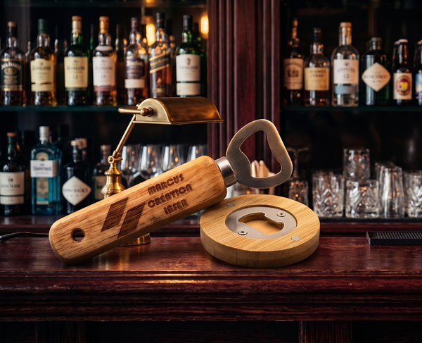Décapsuleur à bière en bois