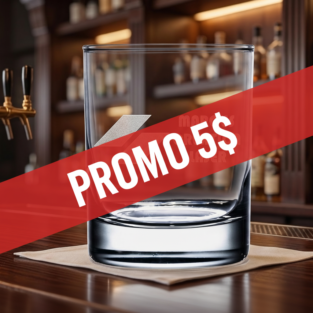 Verre à whisky 10oz PROMO 5$