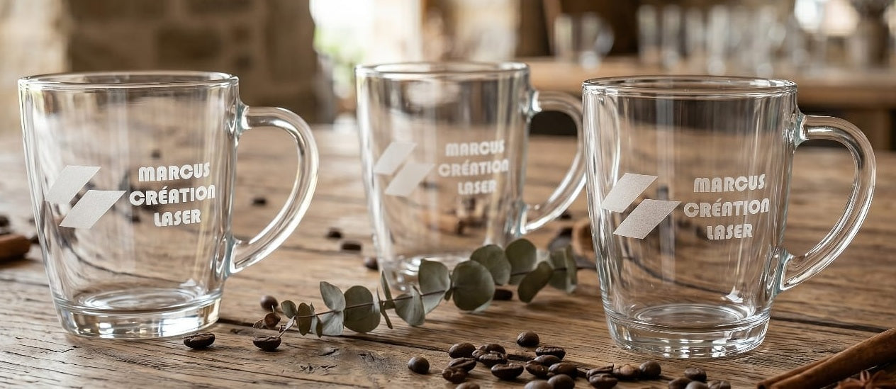 Mug en verre trempé 11.25oz